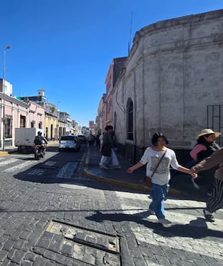Segunda cuadra de la calle Consuelo, en Arequipa. (Foto: Yunsu Pariapaza/@photo.gec)