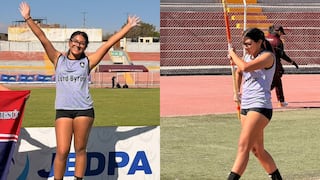 Arequipeña supera marca regional en Salto con Garrocha en los Juegos Deportivos Escolares