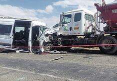 Cámara de vehículo graba accidente de tránsito en Arequipa: 3 muertos y 8 heridos dejó choque