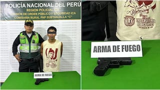Ica: policía frustra asalto a casa de apuestas y detiene a sujeto en flagrancia