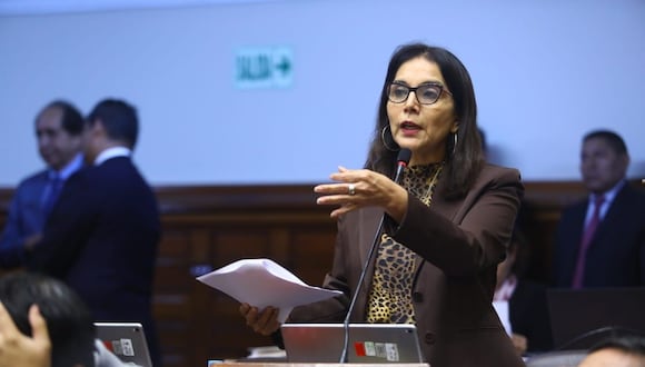 Congresista Patricia Juárez (Fuerza Popular) fue objeto de comentarios sexistas por un colega parlamentario.  Este pidió disculpas. (Foto: Congreso)