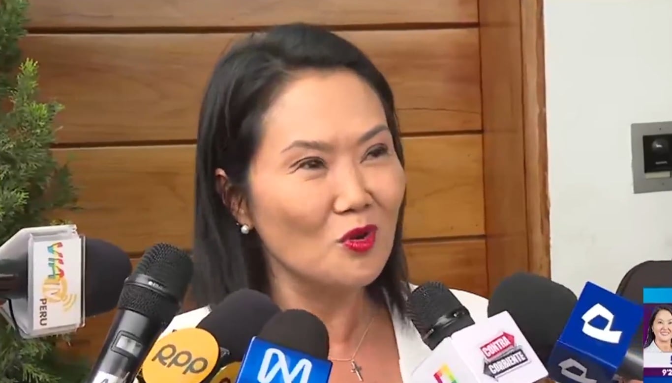 Keiko Fujimori fue elegida para el periodo 2026 - 2031. (Foto: Captura Canal N)