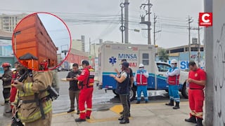 Cercado de Lima: dos trabajadores resultaron afectados tras fuga de ácido nítrico en empresa química