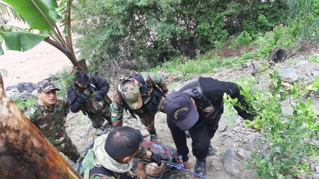 Rescatan cadáver de un hombre en el río Mantaro, en Ayacucho