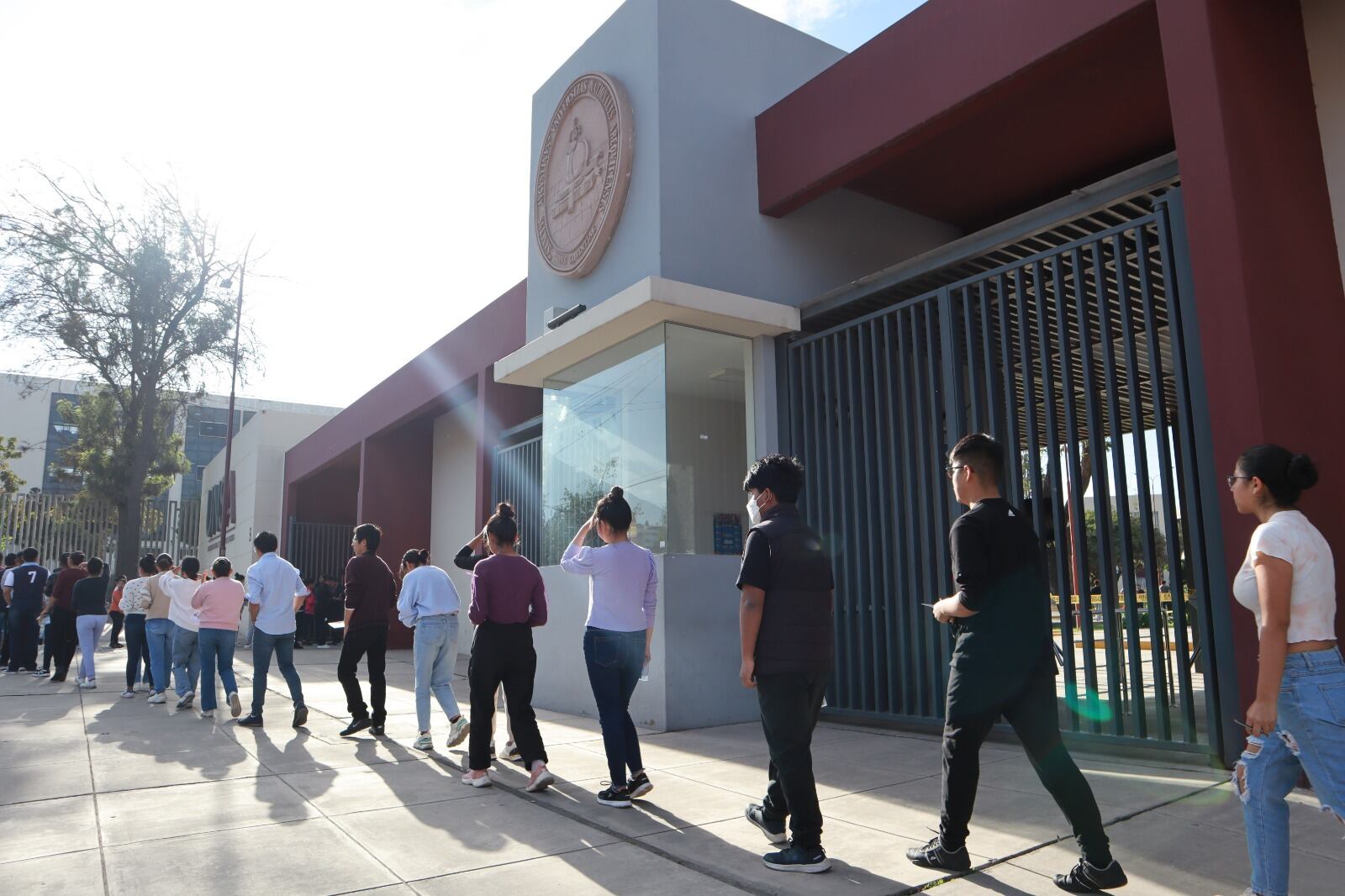 Retraso en el examen de admisión de la UNSA. (Foto: GEC)