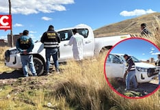 Puno: Delincuentes desmantelan camioneta tras maniatar y abandonar al chofer