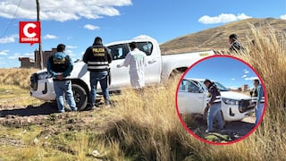 Puno: Delincuentes desmantelan camioneta tras maniatar y abandonar al chofer