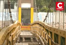 Vecinos de El Agustino reabren Puente Bethania tras cierre por riesgo de colapso