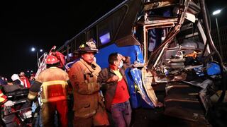 “Vino embalado y nos llevó a todos”: bus provocó choque múltiple y dejó 15 heridos en la Vía Evitamiento (FOTOS)