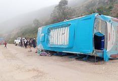 La Libertad: Un muerto y cuatro heridos en accidente ocurrido en Pataz