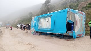 La Libertad: Un muerto y cuatro heridos en accidente ocurrido en Pataz