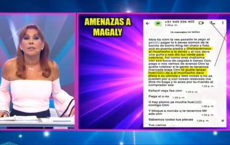 Magaly Medina denuncia amenazas y señala a Jefferson Farfán como responsable de las intimidaciones
