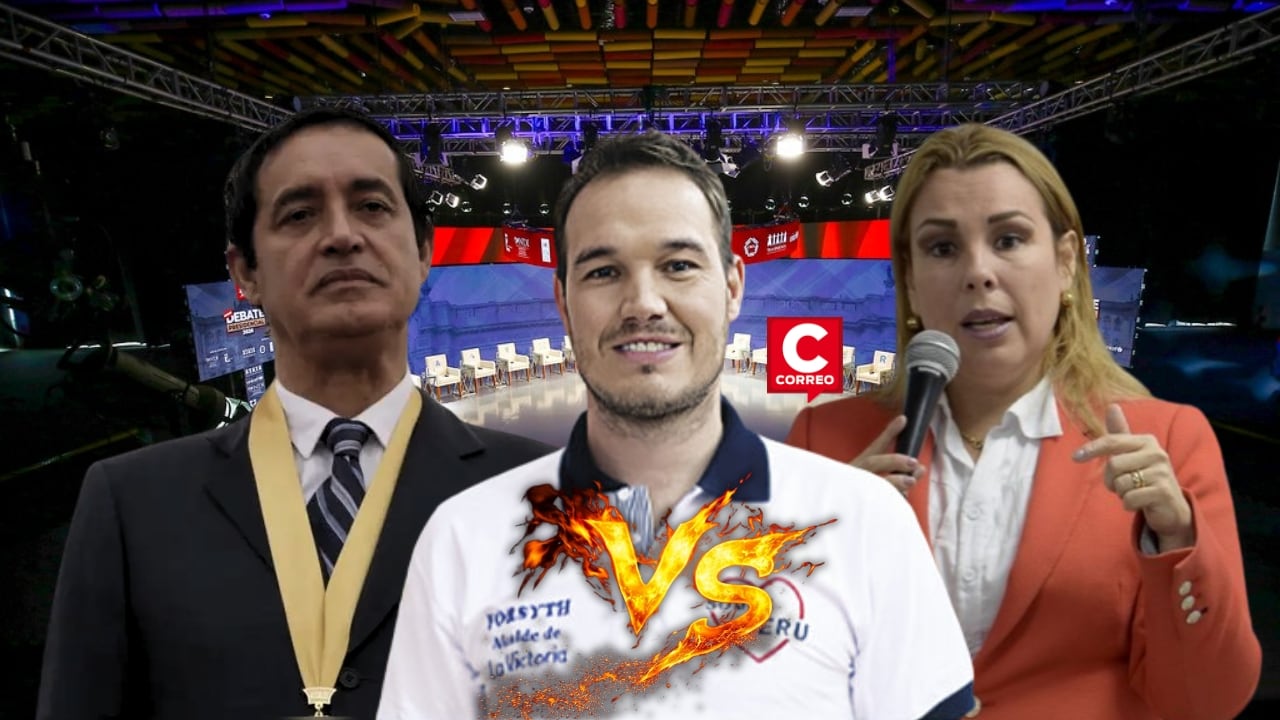 Debate presidencial: estas son las propuestas de Forsyth, Gonzales y Molinelli para transformar la educación. Composición: Diario Correo.