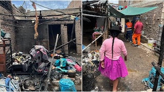 Nasca: voraz incendio destruye vivienda y deja a mujer de 60 años sin sus pertenencias