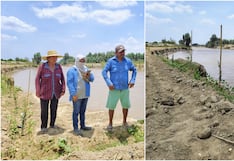 Río Ica arrasa cultivos de granada, uva y espárragos en Paraya, en Ocucaje