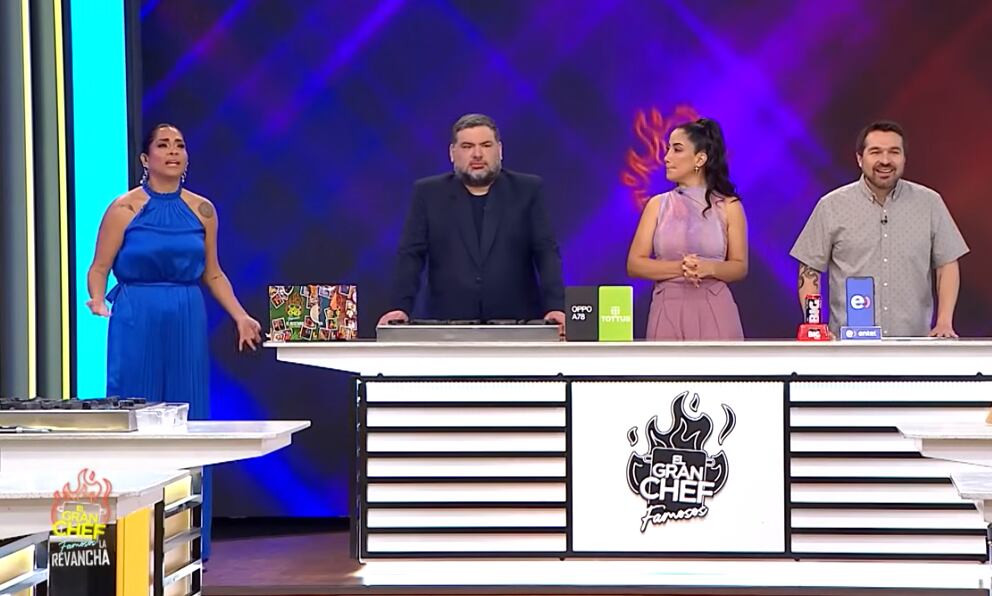 El sábado 16 de diciembre, la producción de El gran chef: Famosos retó a Junior Silva, Mónica Torres, Santi Lesmes y Giancarlo Granda a preparar chicharrones de ancas de rana.