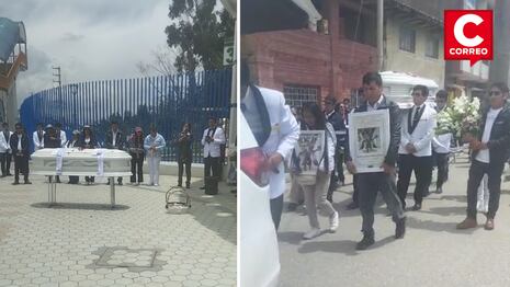 Huancayo: Dan el último adiós a joven contador que fue hallado muerto en el río Mantaro