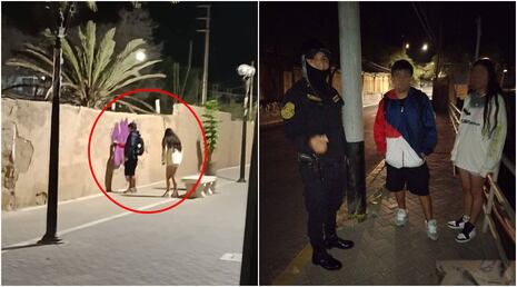 Ica: intervienen a dos jóvenes por pintar grafitis en espacios de Huacachina