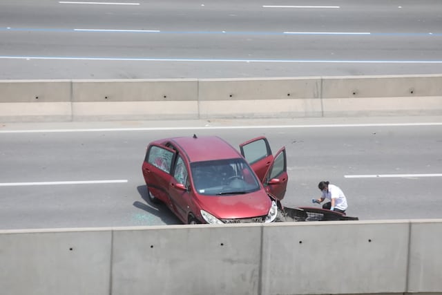 Asalto armado en San Miguel (Fotos: Violeta Ayasta/@photo.gec)