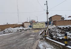 Arequipa: Comuneros de Tolconi protestan por las vías deterioradas