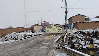 Arequipa: Comuneros de Tolconi protestan por las vías deterioradas