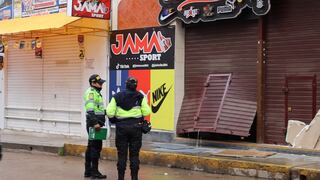 Huancayo: Delincuentes roban más de 10 mil soles de tienda deportiva