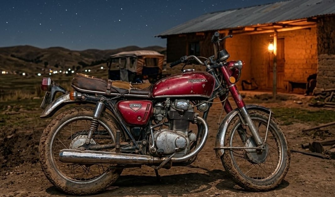 Vehículo que fue blanco del hampa