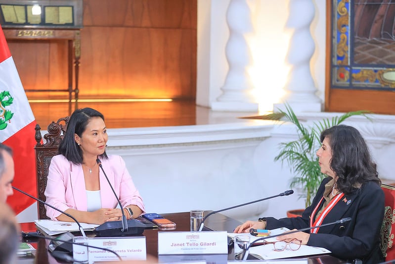 La presidenta de la República sostuvo un encuentro con la titular del Poder Judicial, el premier y ministros para fortalecer la coordinación frente a la inseguridad ciudadana.