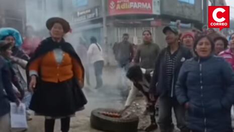 Chilca Alta arde protesta alza de pasajes en Huancayo: vecinos queman llantas y bloquean acceso