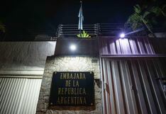 Argentina confirma denuncia de “hostigamiento” contra asilados en su embajada en Venezuela