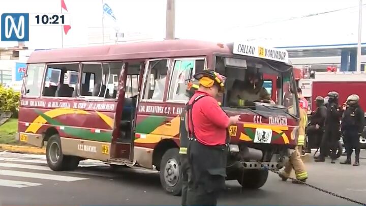 Reportan accidente de tránsito en San Miguel. Foto: Canal N