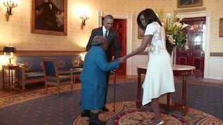 Así reaccionó anciana de 106 años al conocer a Barack Obama