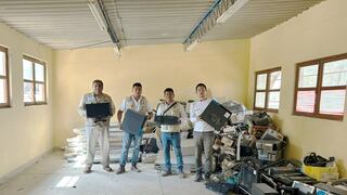 Recolectan 700 kilos de residuos de aparatos electrónicos en Piura