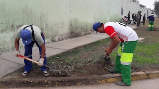 Segat y 32 Brigada de Infantería recuperan áreas verdes de avenida Miraflores