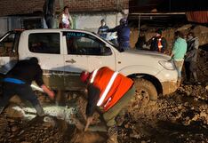 La Libertad: Deslizamiento de lodo sepulta viviendas y vehículos en Pataz (VIDEO)