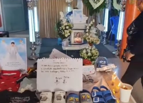 Sus padres decoraban la fachada de su casa por Navidad, cuando los sorprendió la tragedia en Alto Trujillo. Ayer sepultaron al pequeño.