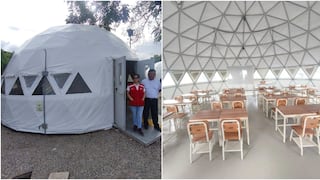 Ica: Pronied instaló 28 aulas de emergencia tipo domo en siete instituciones educativas