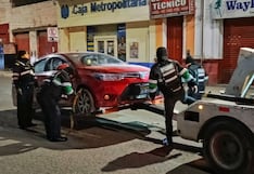 Huancayo: Taxis “piratas” terminan en el depósito municipal
