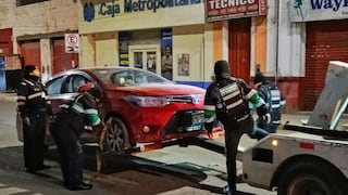 Huancayo: Taxis “piratas” terminan en el depósito municipal