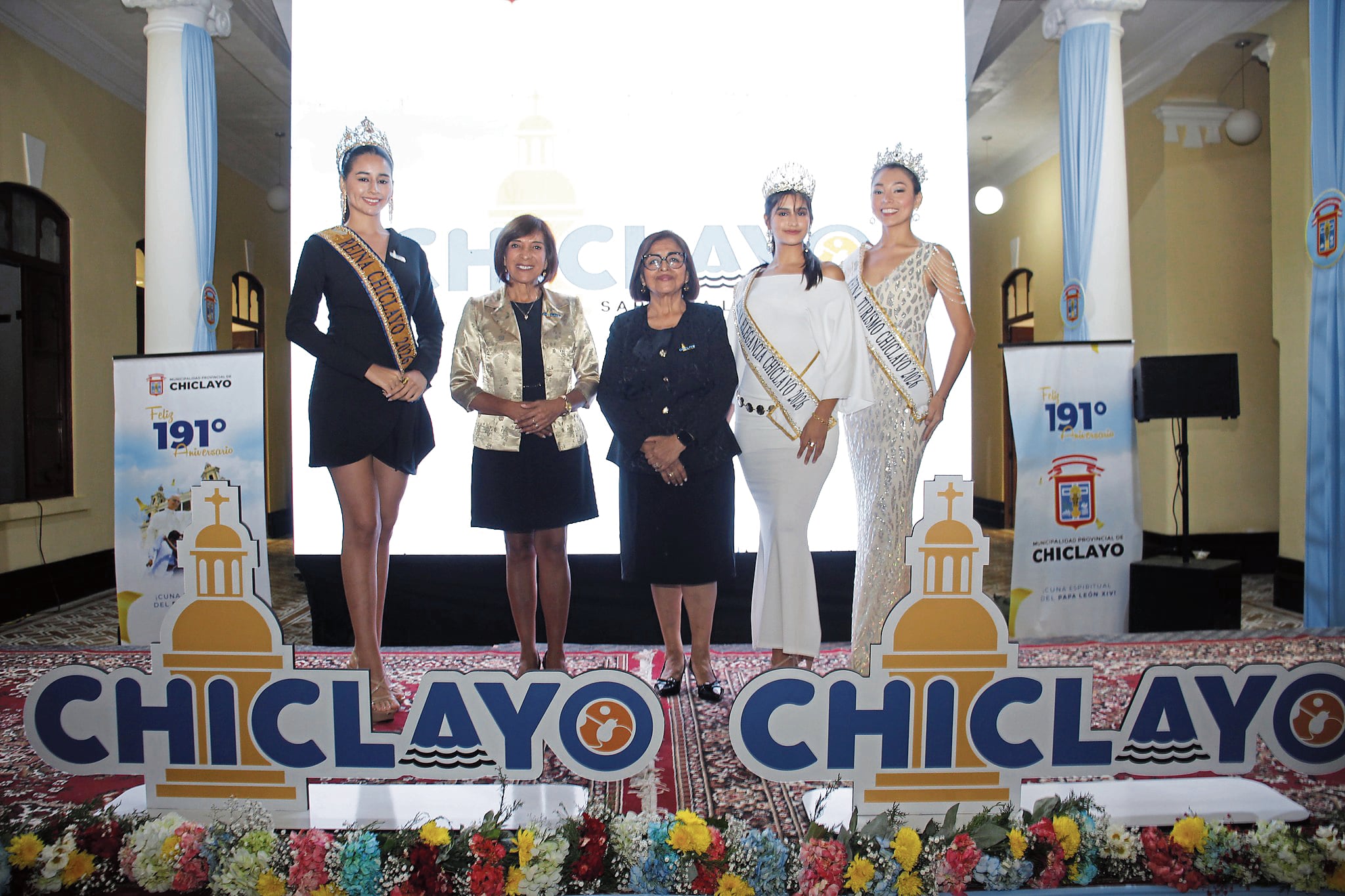 Alcaldesa Janet Cubas presentó en sociedad la Marcha Chiclayo.