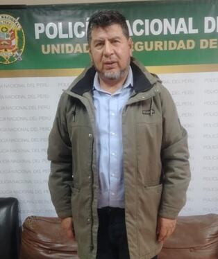 Capturan en Huancayo a exgobernador de Huancavelica tras salir de desayunar