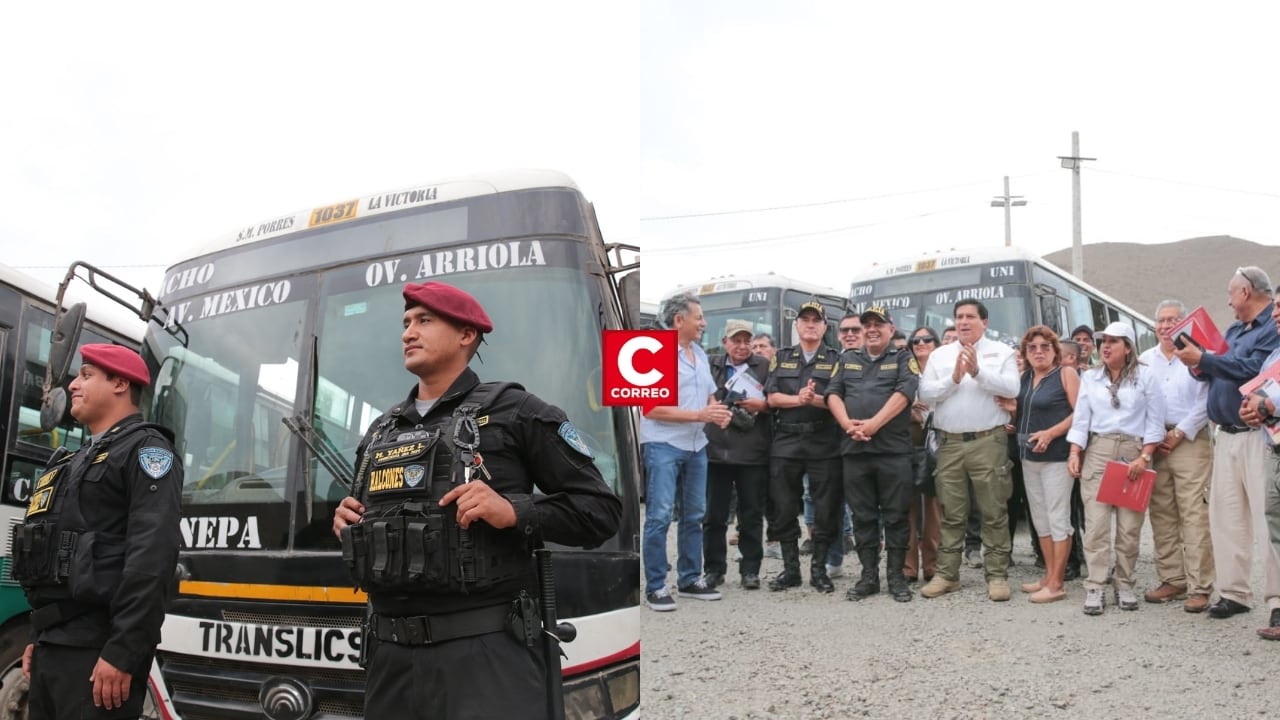 Mininter: Vicente Tiburcio se reúne con transportistas tras atentado contra empresa Translicsa. Composición: Diario Correo.