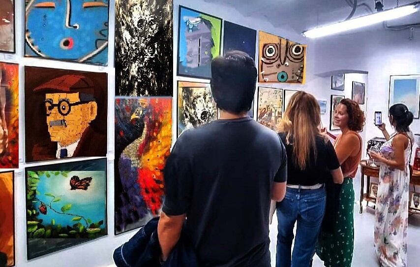 Exponen diecisiete artistas de diversas regiones del Perú, Colombia y Argentina.