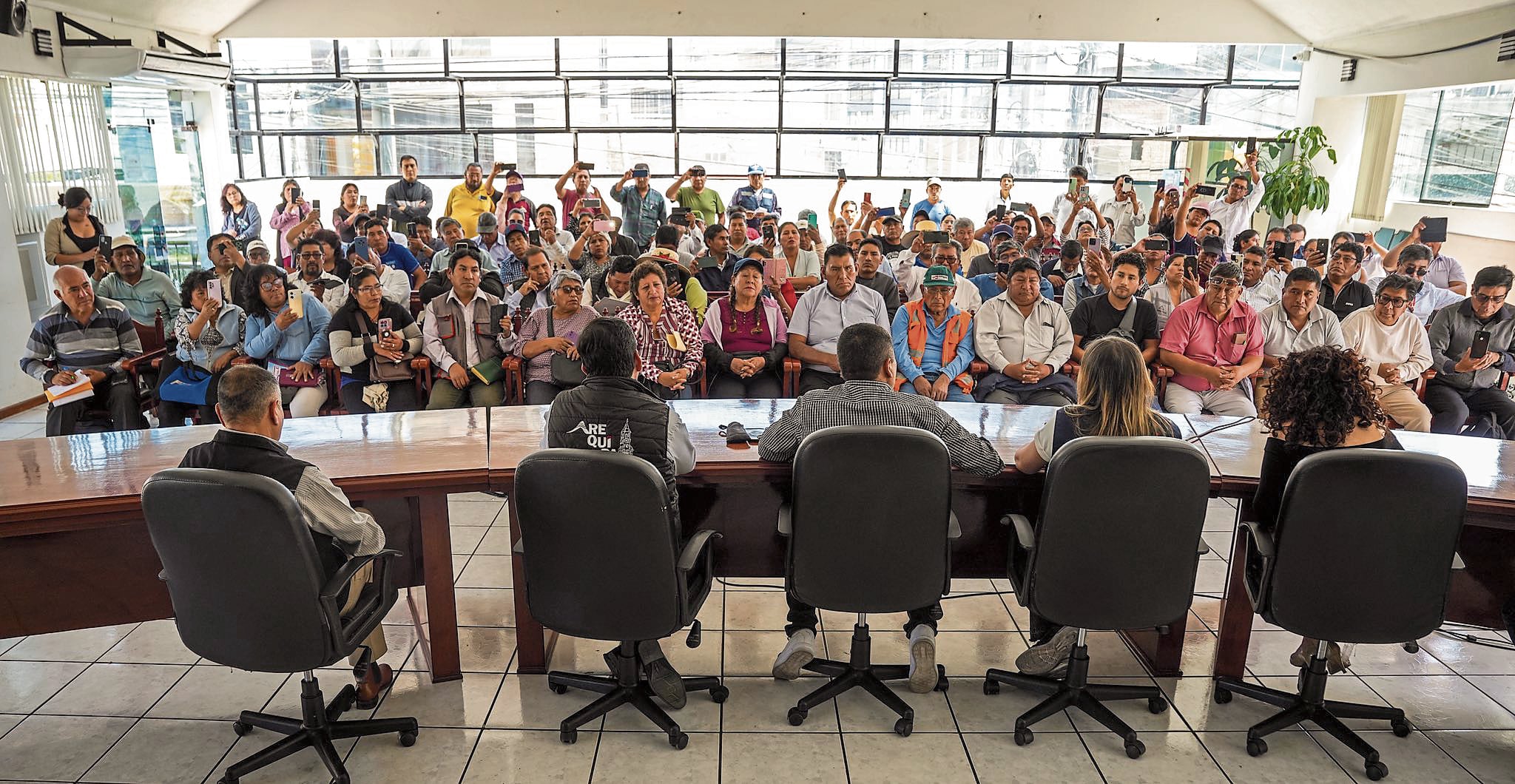 La Municipalidad Provincial de Arequipa efectuó consultas y reuniones de trabajo. Foto: MPA.
