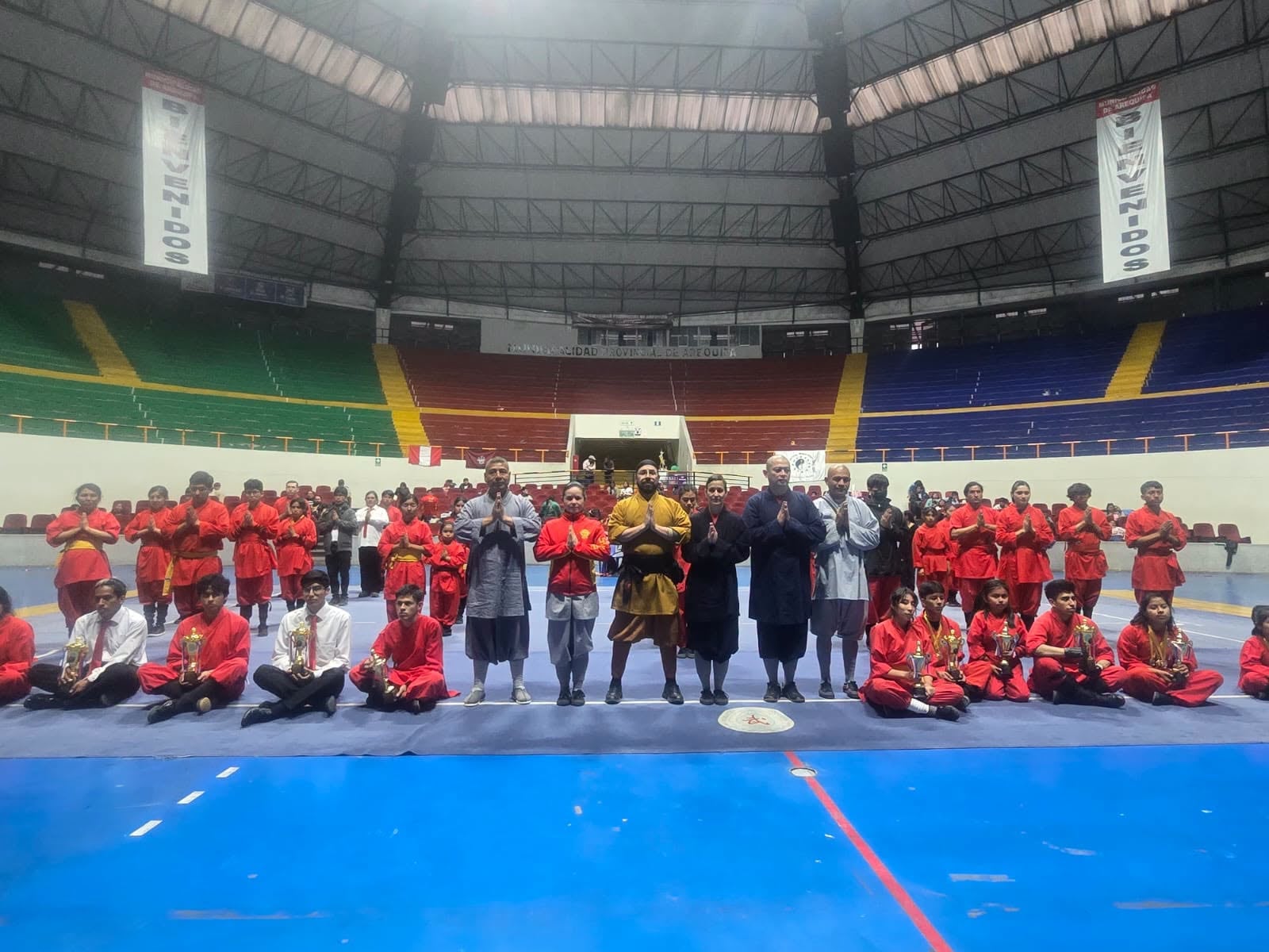 Arequipa se vistió de gala con el Kung Fu Shaolin. Foto: Municipalidad Provincial de Arequipa.