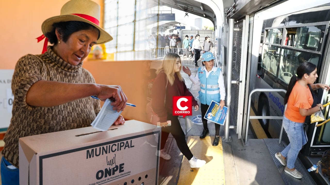 Elecciones 2026: ATU confirma que el Metropolitano abrirá a las 5:00 a.m este domingo 12 de abril. Composición: Diario Correo.