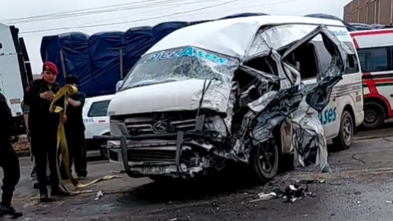 Accidente de tránsito se registró en la carretera Panamericana Norte, a la altura del centro poblado Miramar.