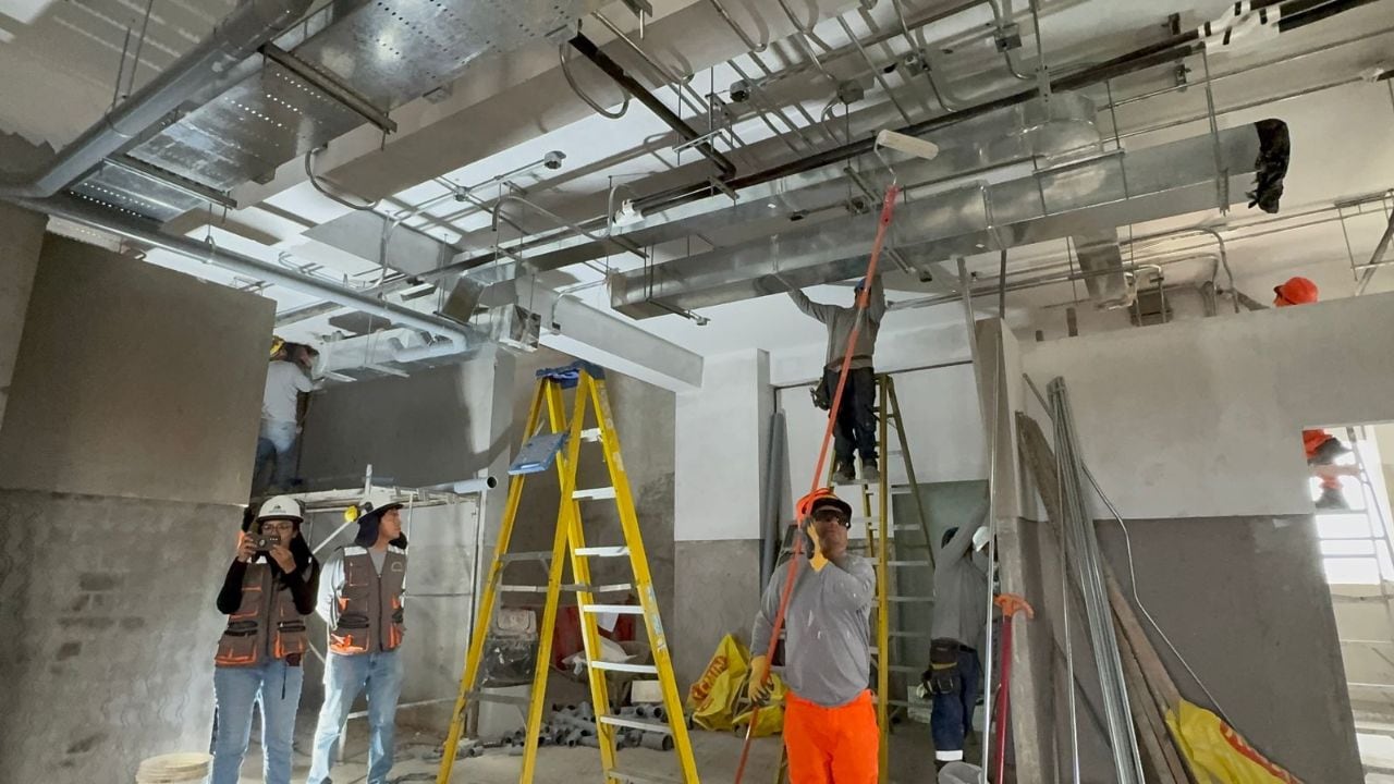 Obra por Impuestos del Gobierno Regional La Libertad ya tiene construcción de cuatro pisos, más sótano y azotea.