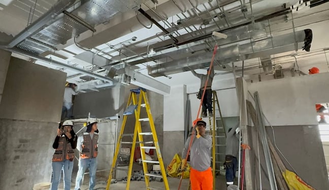 Obra por Impuestos del Gobierno Regional La Libertad ya tiene construcción de cuatro pisos, más sótano y azotea.