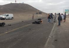 Tacna: Chocan dos motos por bache en carretera y un conductor muere